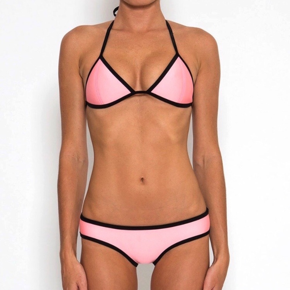 Triangl Coral Bkini Top L